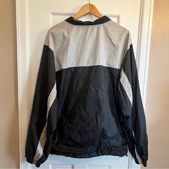 Adidas black and grey windbreaker (L) - Picture 2 of 8